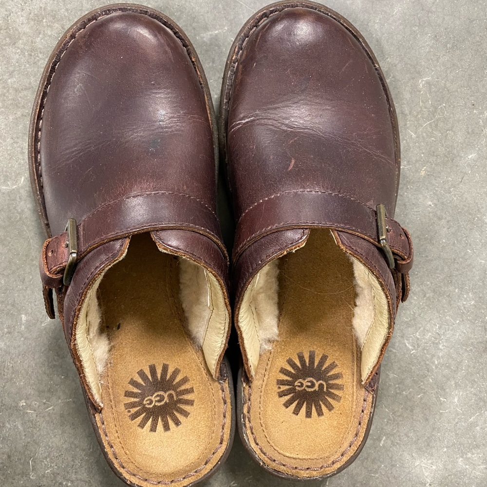 Brown leather